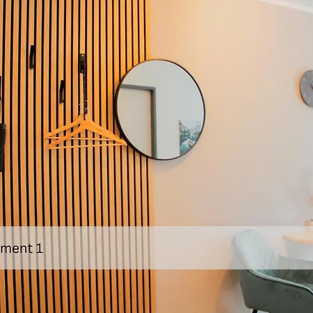 Modernes Apartment/zentrum/wi-fi/parkplatz *